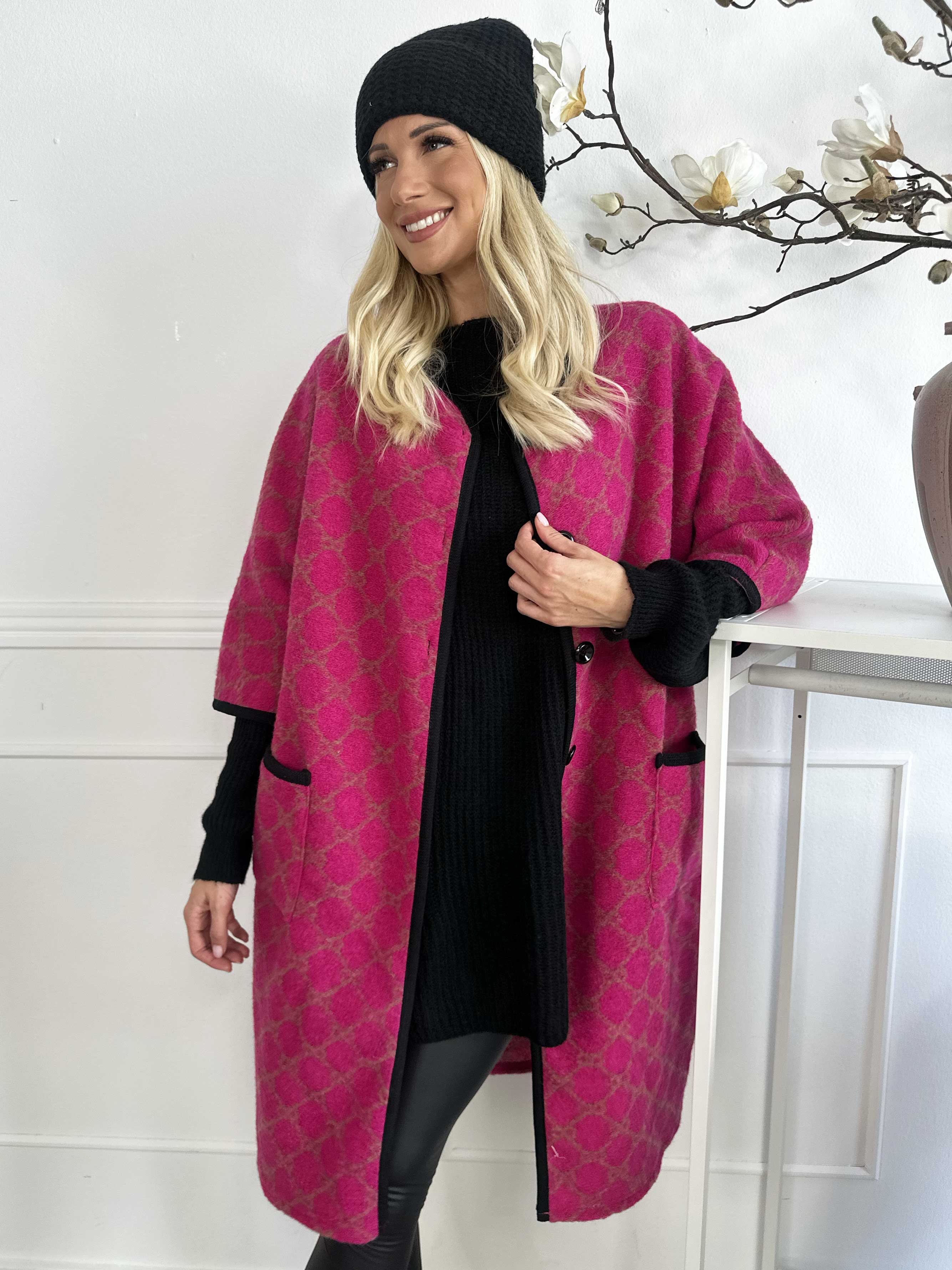 Arianna - Mønstret frakke